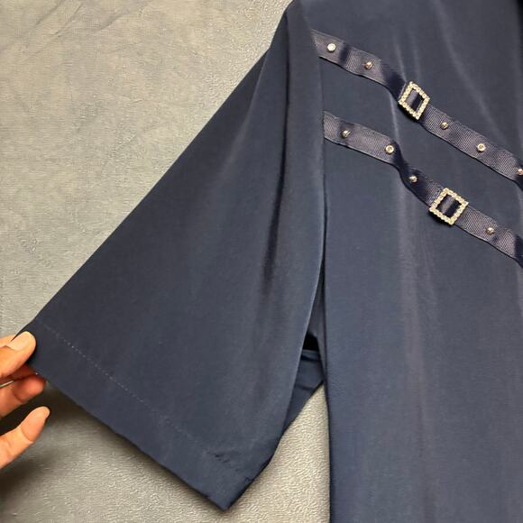 Vintage Rio Shorts Set Outfit Crystal Studded Jewel Cut Womens Medium USA Made - Picture 4 of 16